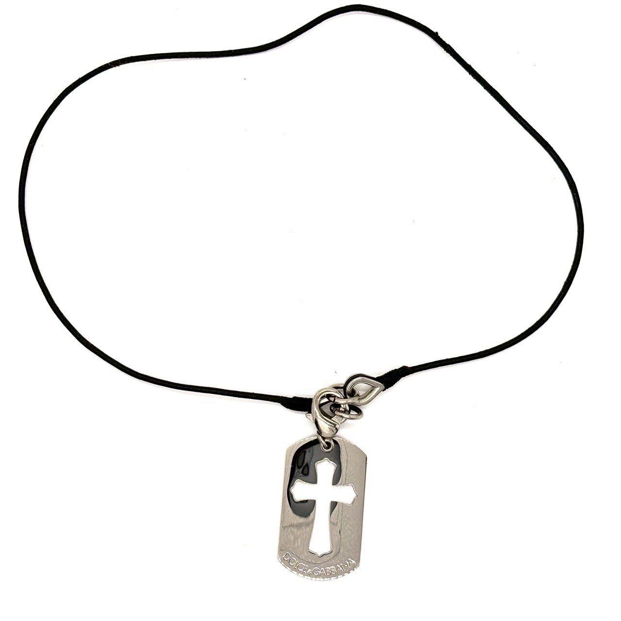 Dolce & Gabbana シルバー 十字架 ネックレス ドルチェアンド