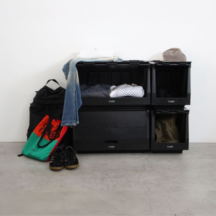 THOR フタ付きコンテナボックス 2個セット