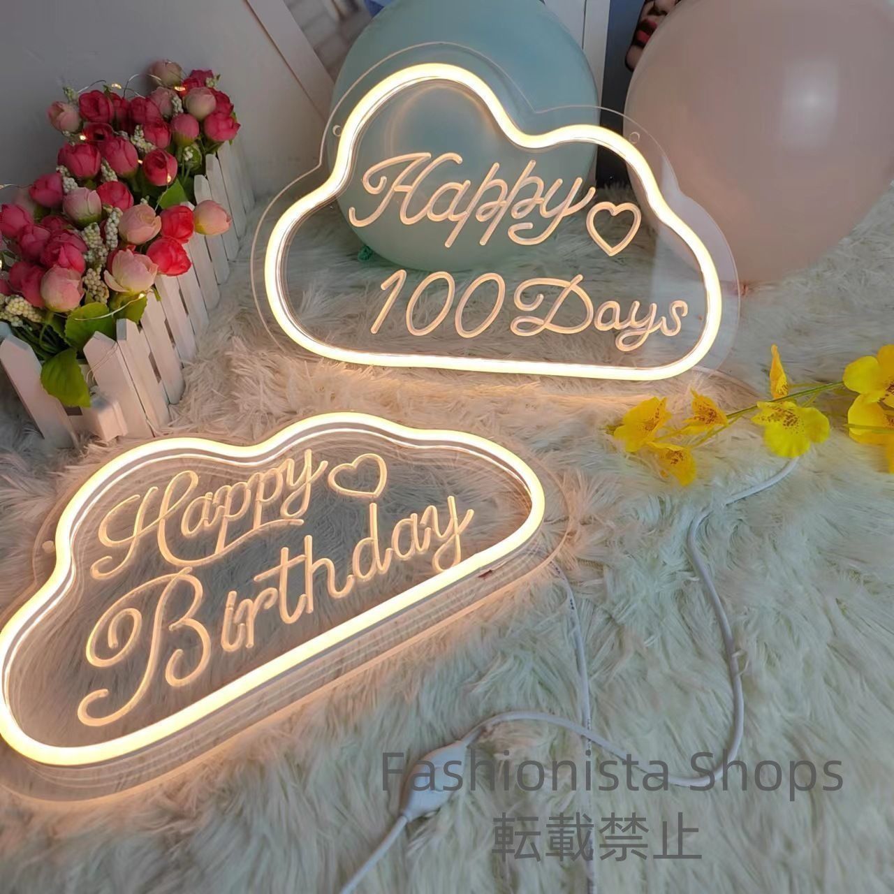 ネオンサイン ネオンイト ネオン管 おしゃれ LED 誕生日 ケーキ ネオン看板 照明 D710 gfcp36