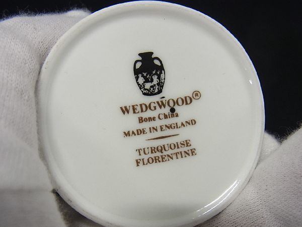 □新品同様□ Wedgwood ウェッジウッド フロレンティーン ターコイズ