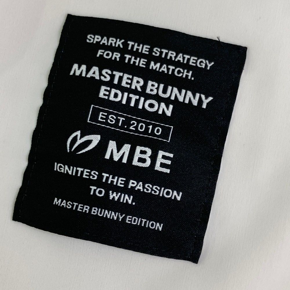 サイズ：1 MASTER BUNNY EDITION マスターバニーエディション 2023年モデル ハイネック 半袖Tシャツ  ホワイト系 [240101306856] ゴルフウェア レディース ストスト MASTER BUNNY EDITION マスターバニーエディション 2023年モデル