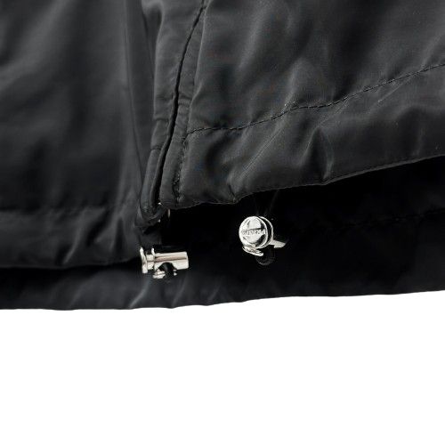 PRADA ブラック ナイロンジャケット プラダ リバーシブル 三角ロゴ 52 PRADA - PRADA プラダ 23AW RE-NYLON Triangle Logo Reversible