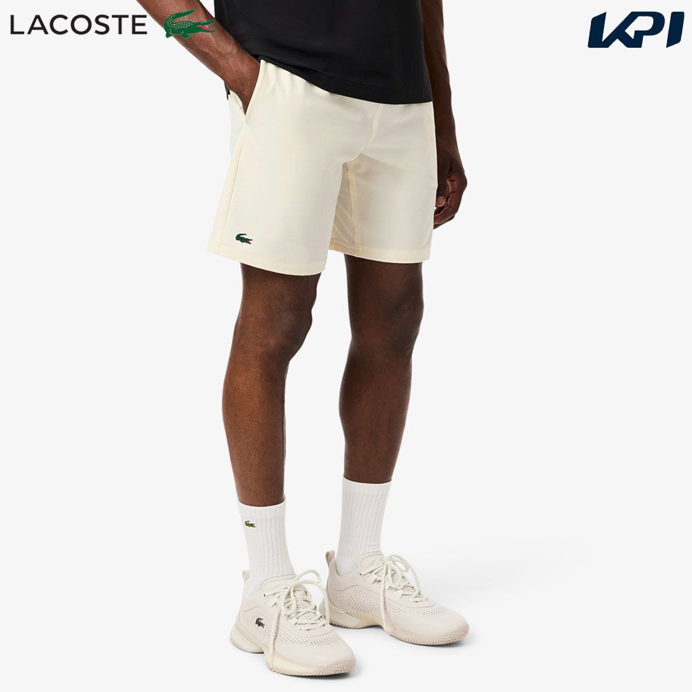 ラコステ LACOSTE テニスウェア メンズ ノバク ジョコビッチ メッシュガゼットテニスショーツ GH7413-99-XDE 2025FW タオルキャンペーン対象