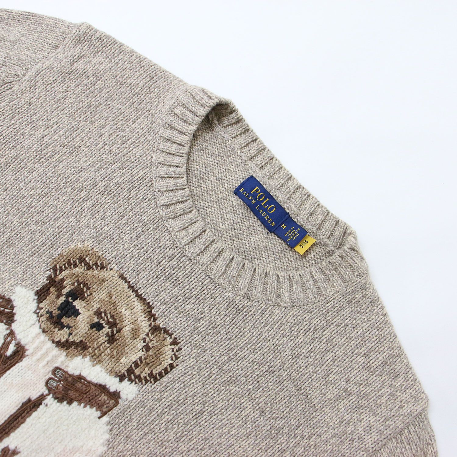 美品 POLO Ralph Lauren ポロ ラルフローレン トップス ベージュ M 