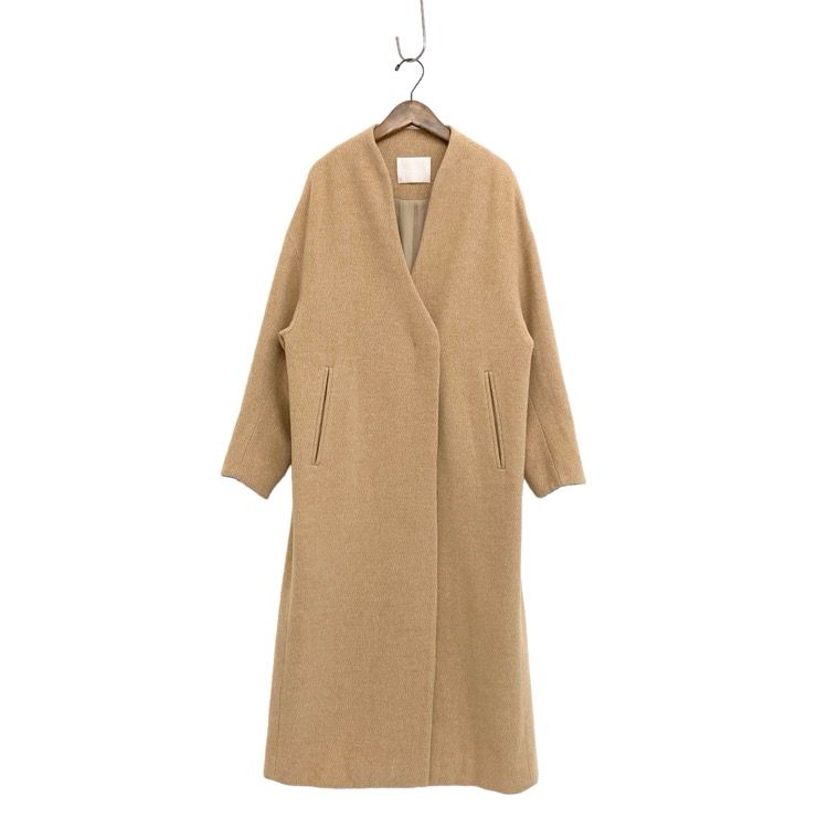 Mame Kurogouchi マメクロゴウチ Mosser Wool Cashmere Collarless 