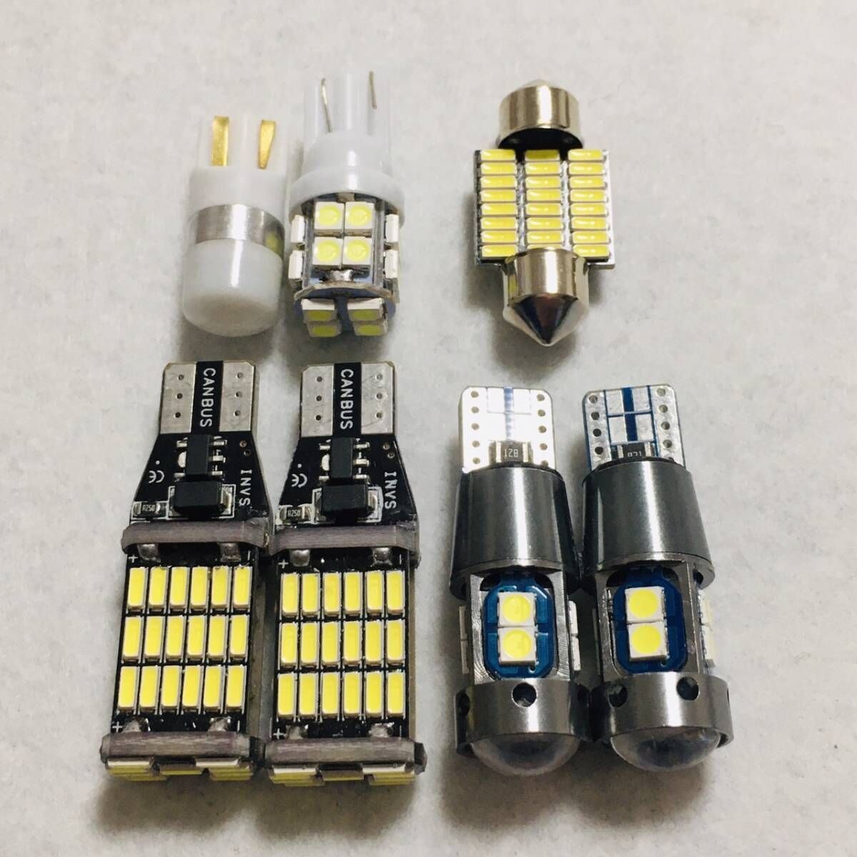 鬼爆！アルトラパン HE22S ポジション バックランプ ナンバー灯 ルームランプ 7個セット スズキ カー用品