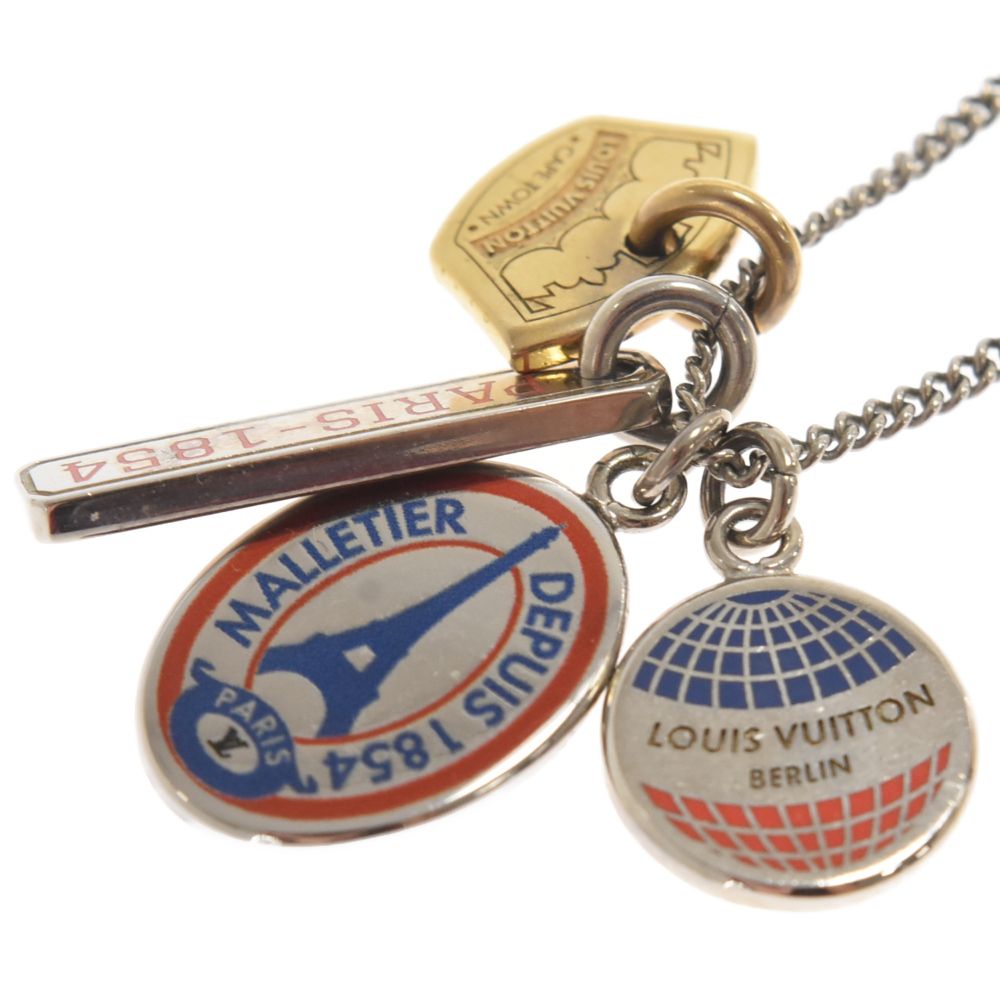 LOUISVUITTON ルイヴィトン コリエ・チャームズ LVリーグ1854 ルイヴィトン ネックレス コリエチャームズ LVリーグ 1854