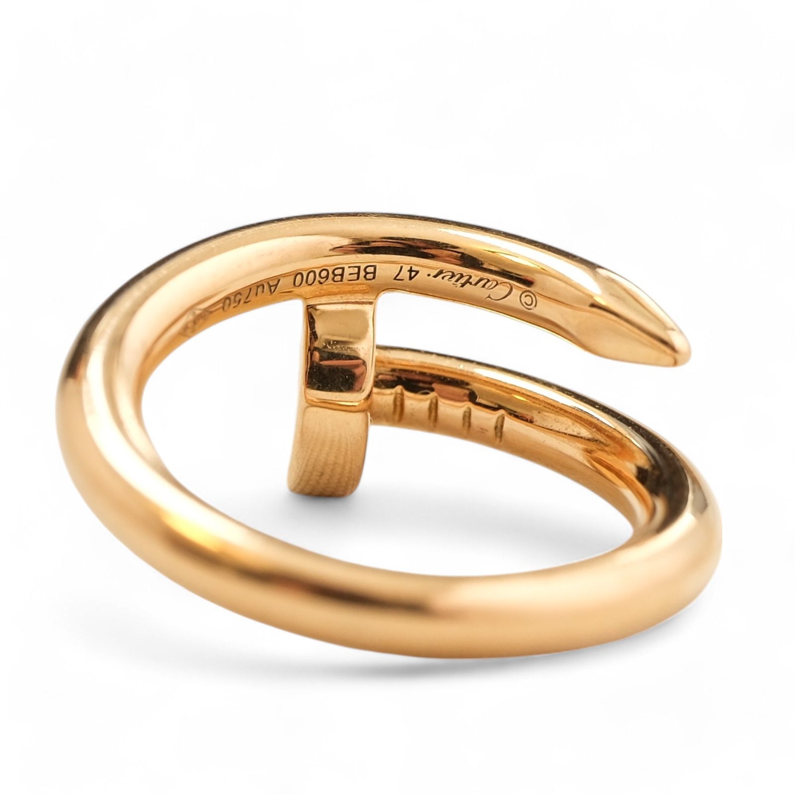 Cartier カルティエ ジュストアンクル リング 18k ピンク