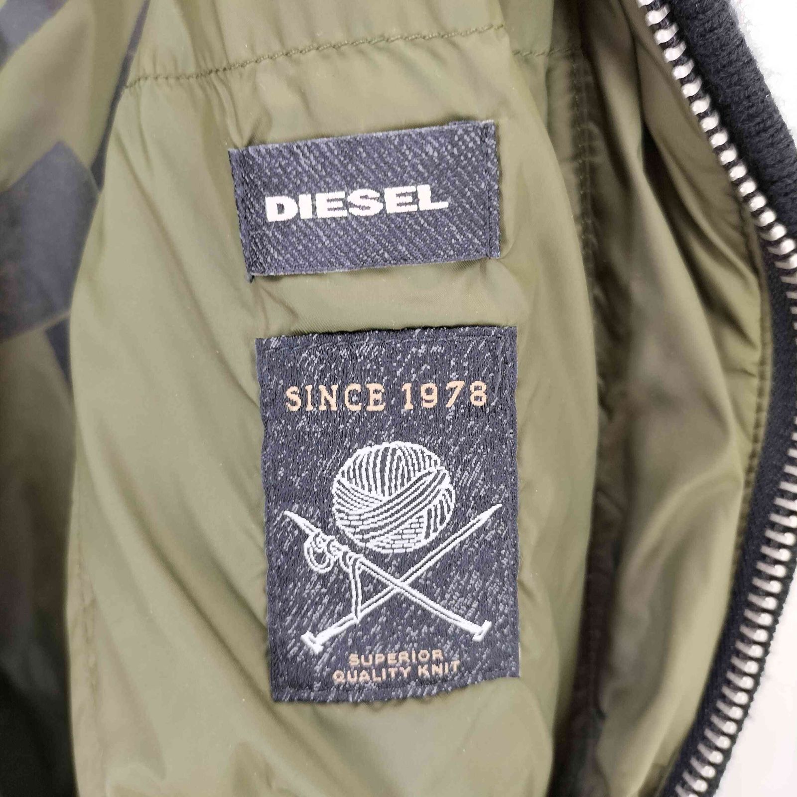 DIESEL ディ－ゼル　ニットジャケット 楽天市場】☆DIESEL ディーゼル レディース☆デニム ニット 切替