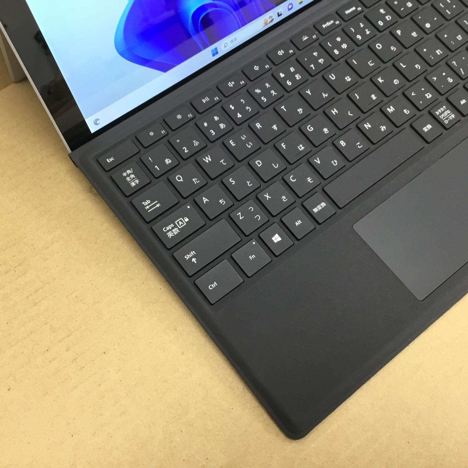 MICROSOFT タブレット SURFACEPRO5 CI5(7300U)-2.6GHZ 4GB 128GB 12.3インチ WIN11P WLAN  BLUETOOTH カメラ KB付カバー