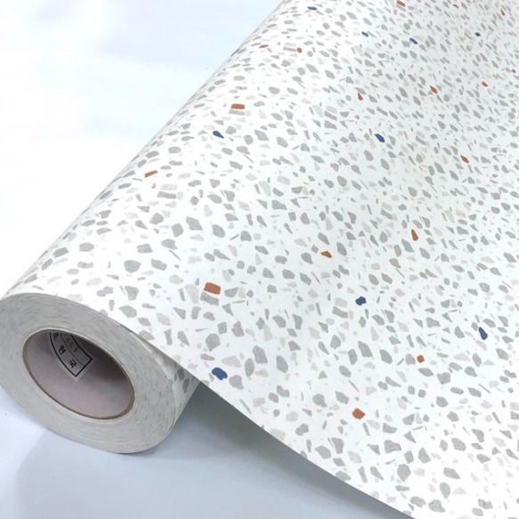 内装 壁紙シール 壁紙 HWP-21661 大理石模様 terrazzo50cm×5m