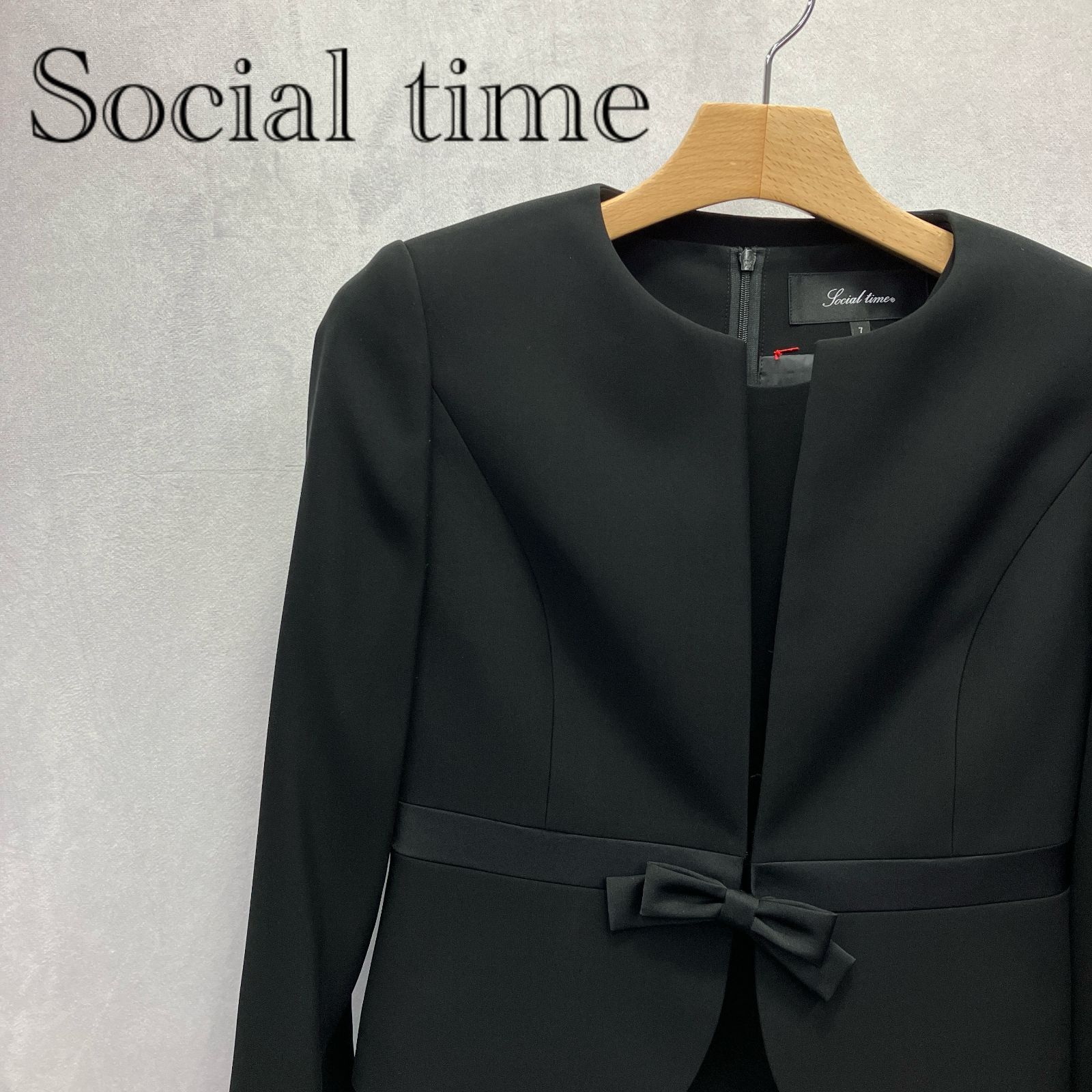 Social time ソーシャルタイム 礼服 喪服 フォーマル ジャケット  