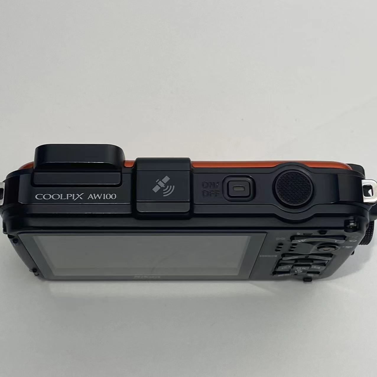 Nikon COOLPIX AllWeather COOLPIX AW100 ORANGE 動作確認済み - メルカリ