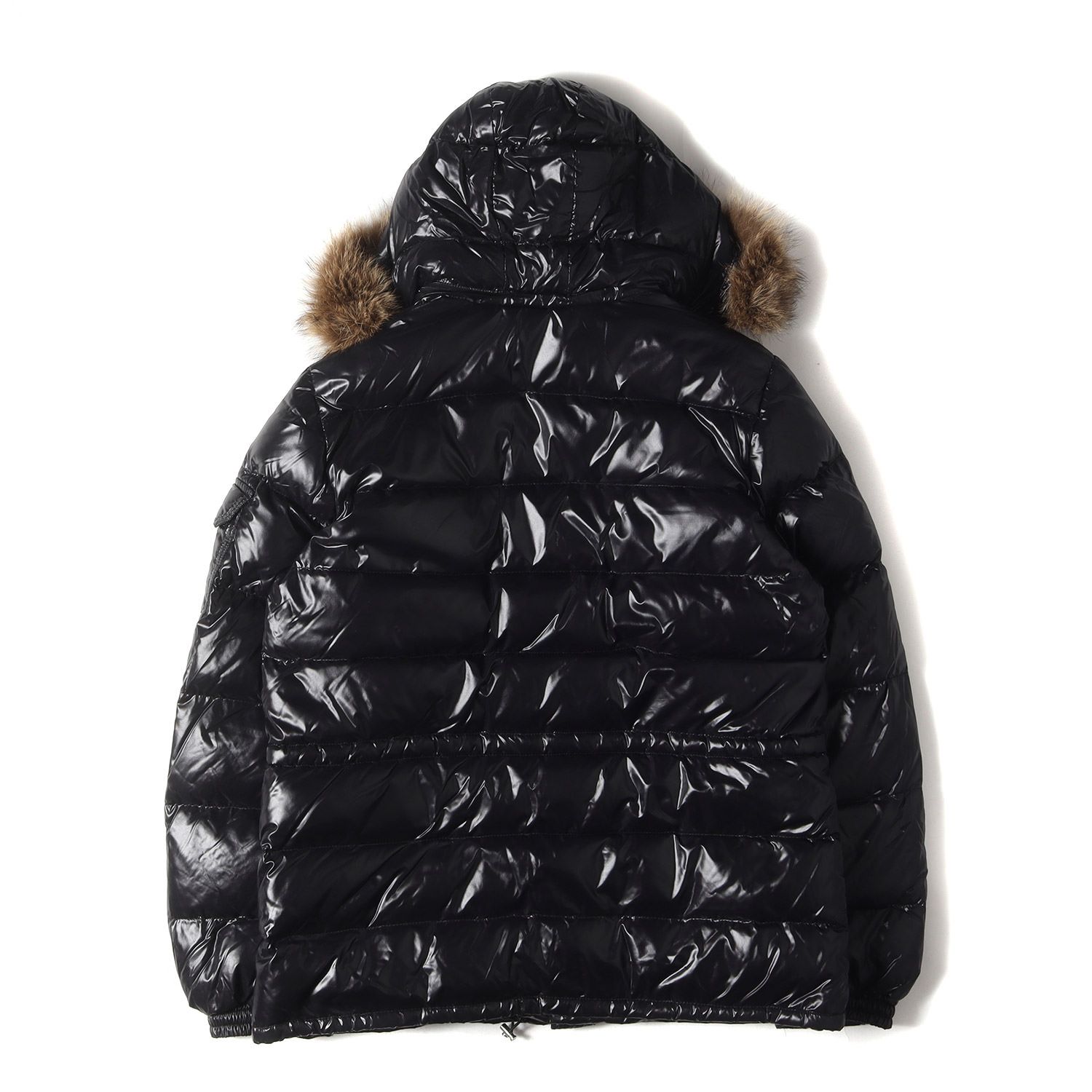 モンクレール　MONCLER ナイロンジャケッ　黒　サイズ５　美品 MONCLER モンクレール スプリングコート ウインドブレーカー