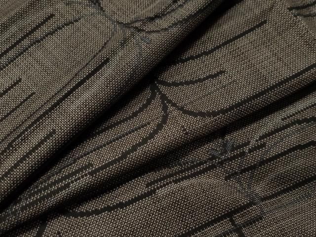 平和屋着物○本場大島紬 7マルキ 泥染め 草木文 正絹 逸品 CAAS6790yc