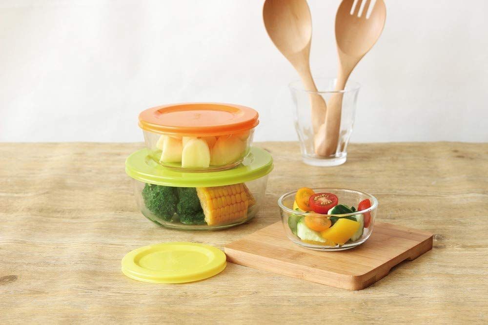 iwaki 保存容器 500ml×2個 & 800ml×3個セット Amazon.co.jp: iwaki(イワキ) 耐熱ガラス 保存容器 バターケース