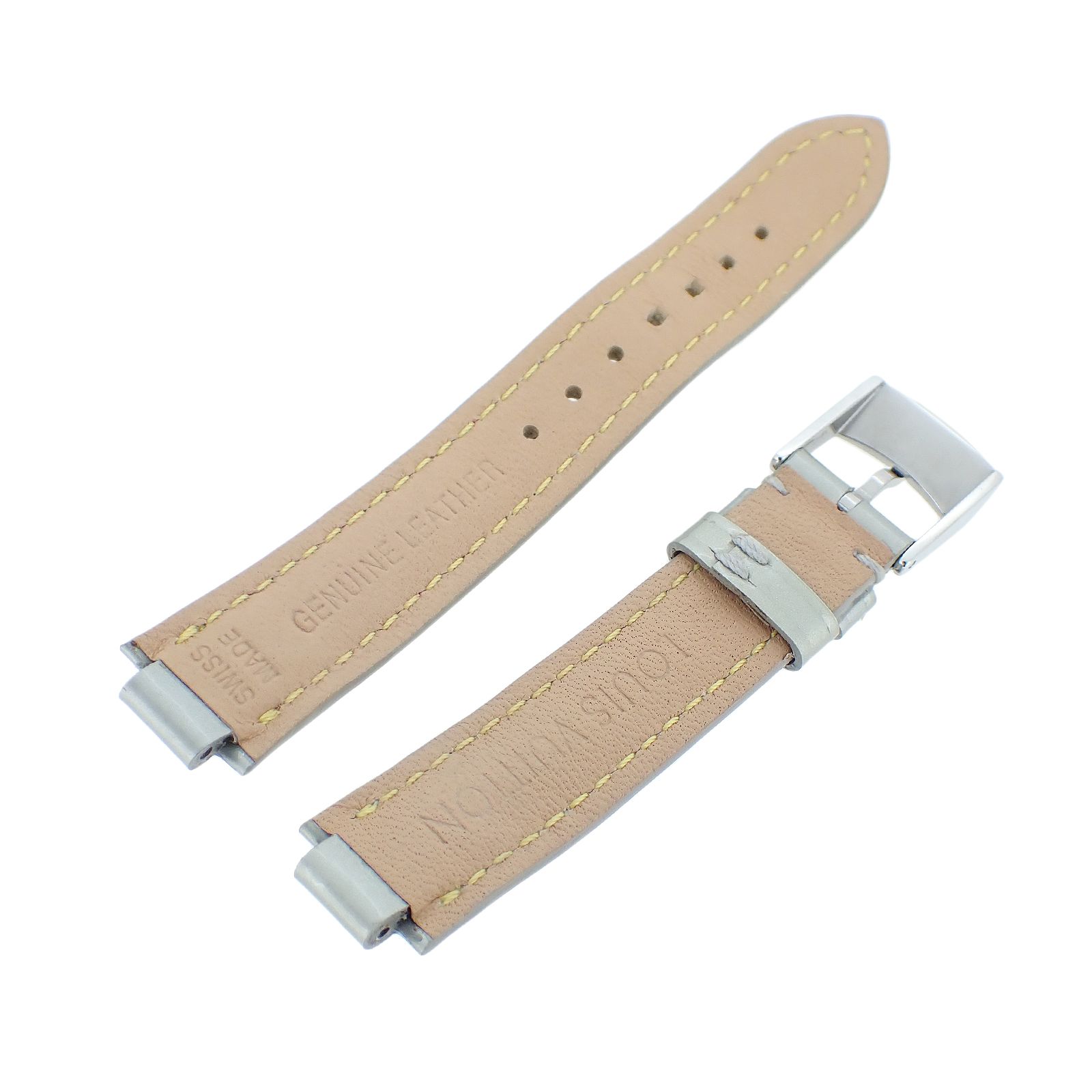 ルイヴィトン 純正 レザーベルト タンブール用 尾錠付き シルバー レディース 時計ベルト