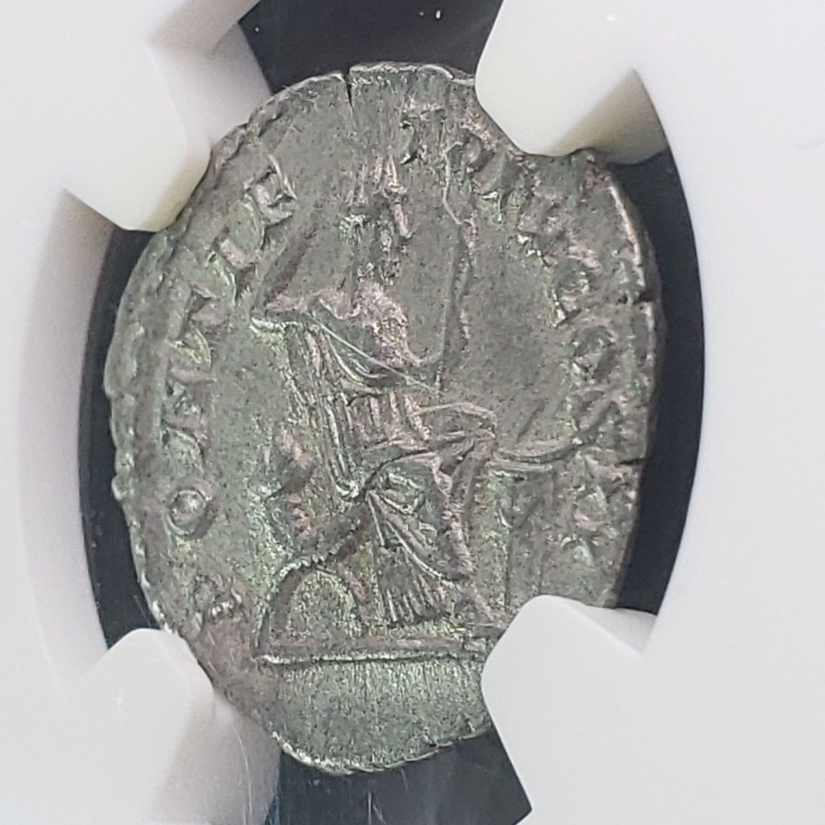 古代ローマ帝国 皇帝コンスタンティン2世 ヌムス銅貨 NGC AU - 旧貨幣 ...