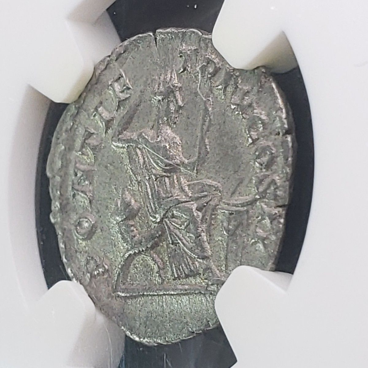 AD198 - 217 古代ローマ帝国 NGC XF アンティーク コイン cnema.fr