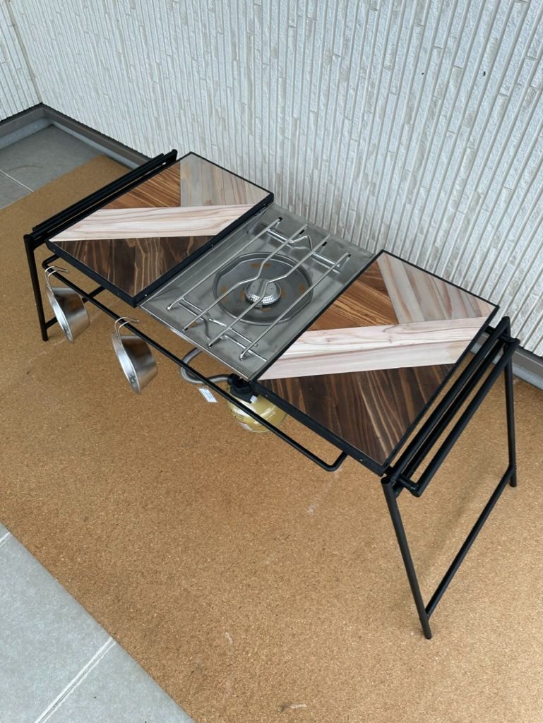 フラットバーナ－テーブルアイアンigtテーブル 3色天板 - メルカリ