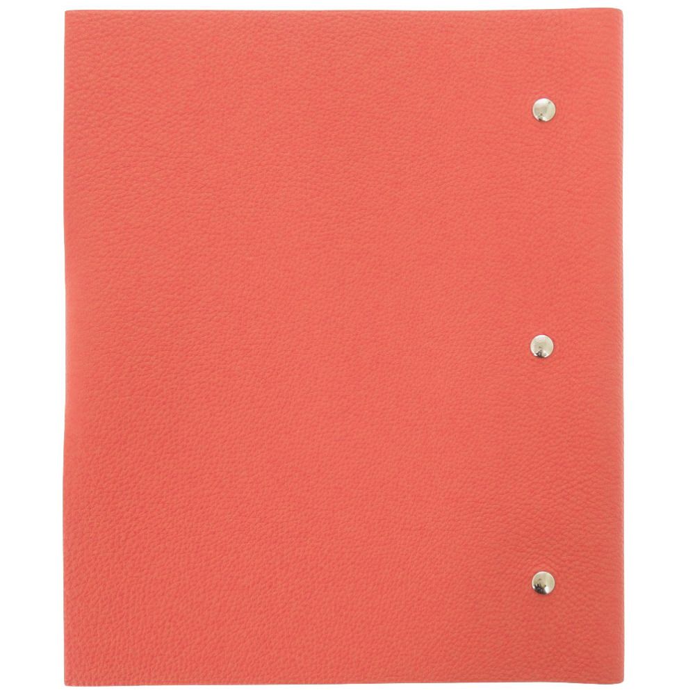 エルメス ユリスGM トゴ ルージュピヴォワンヌ シルバー金具 R刻印 2014年製 手帳カバー 赤 0374 HERMES