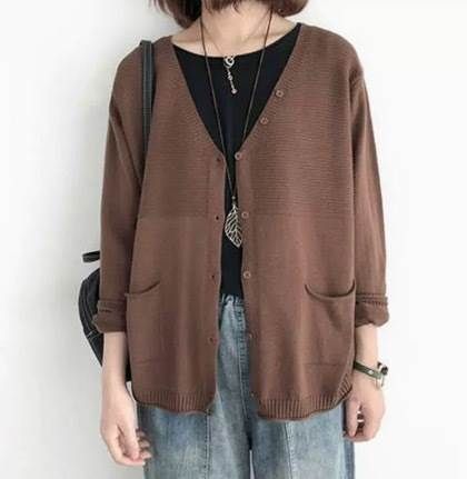 種類25：画像7/S トップス カーディガン 袖あり 長袖 Uネック ラウンド