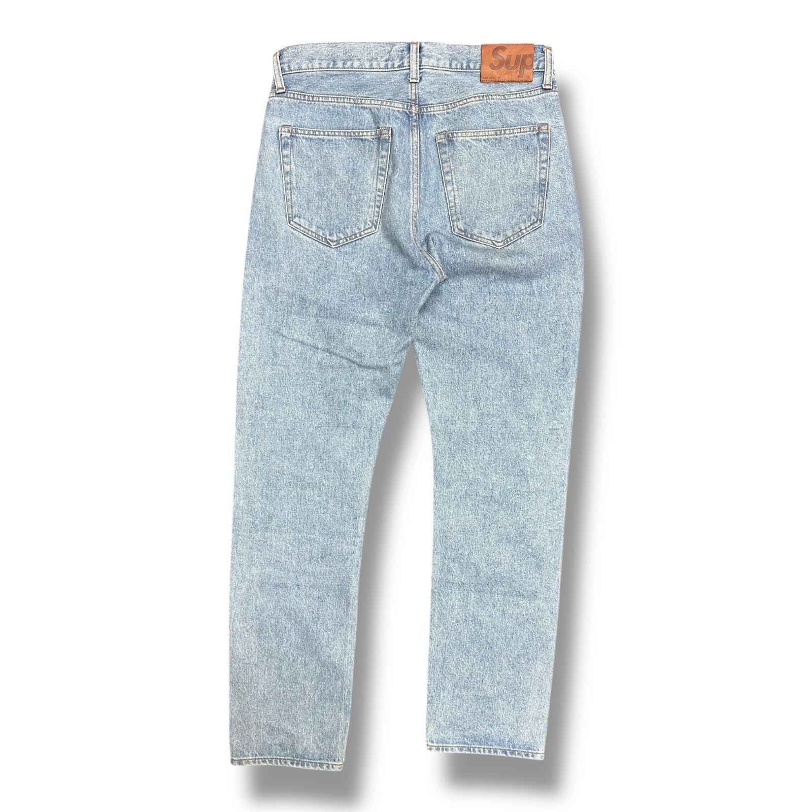 国内正規 Supreme 18AW STONE WASHED SLIM JEAN ストーンウォッシュ 