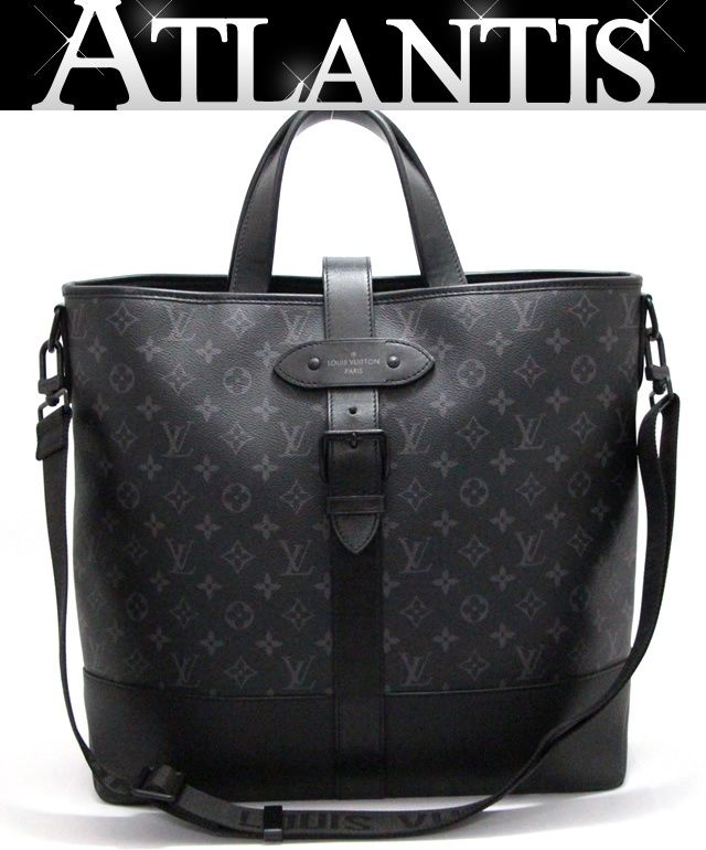 ルイヴィトン Louis Vuitton ソミュールトート 2WAYバッグ モノグラムエクリプス M45914 70009