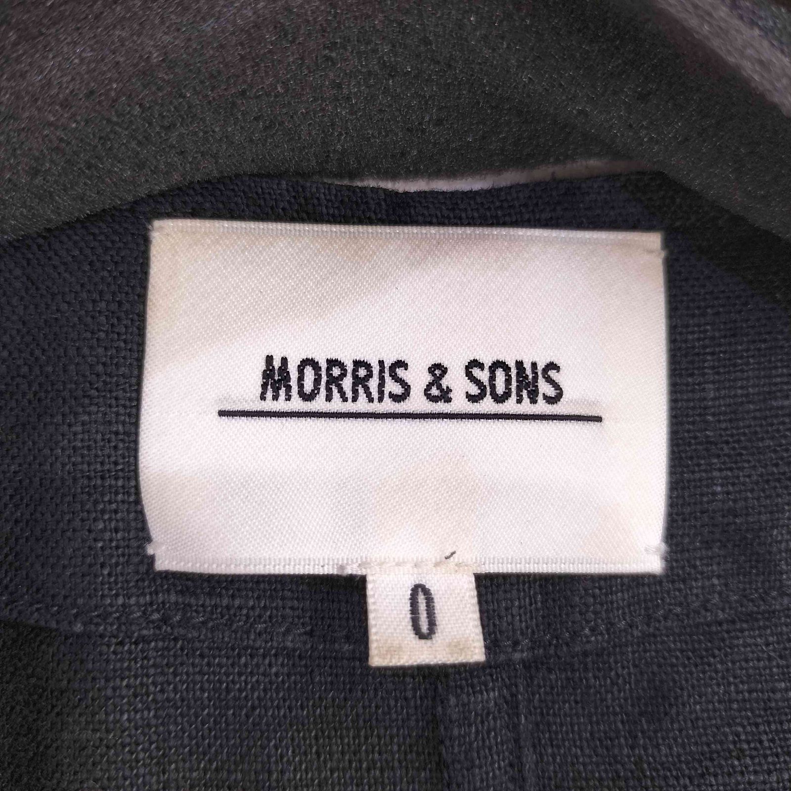 7/31まで値下　美品　morris&sons リネン　ジャケット　0 7/31まで値下 美品 morris&sons リネン ジャケット 0 Bshop