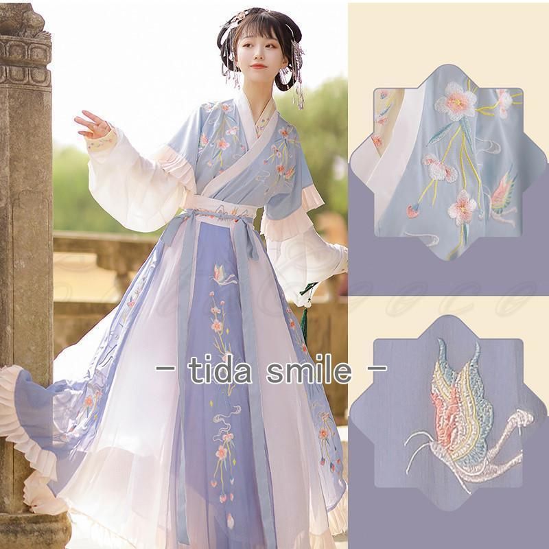 送料無料 唐装漢服 レディース 中華服 チャイナドレス 改良版漢服 花柄 斜め襟 引き裾 前開き トップス＋スカート ベルト付き 復古風 大人 夏用 おしゃれ 楽天市場】唐装漢服 レディース 中華服 チャイナドレス 改良版