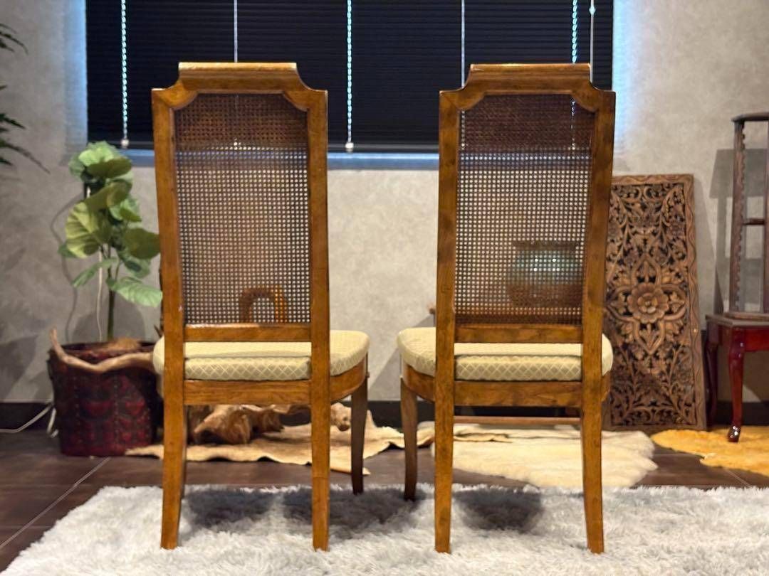 高級　DREXEL ドレクセル　アンティーク　ヴィンテージ　かごめ編み　YS 高級 DREXEL ドレクセル アンティーク ヴィンテージ かごめ編み