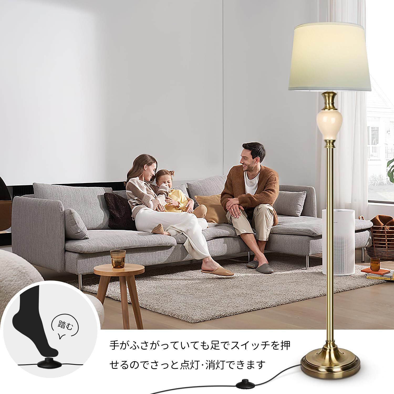 電球別売り 陶磁器ランプ