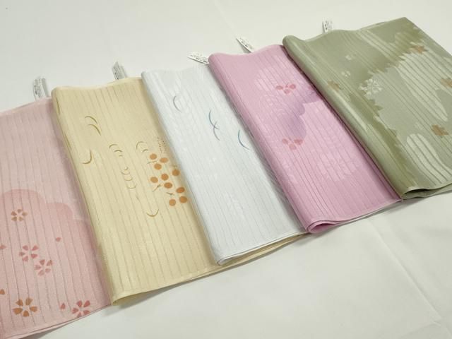 平和屋本店 夏物 和装小物 帯揚げ5枚 正絹 DZAA11146kh5