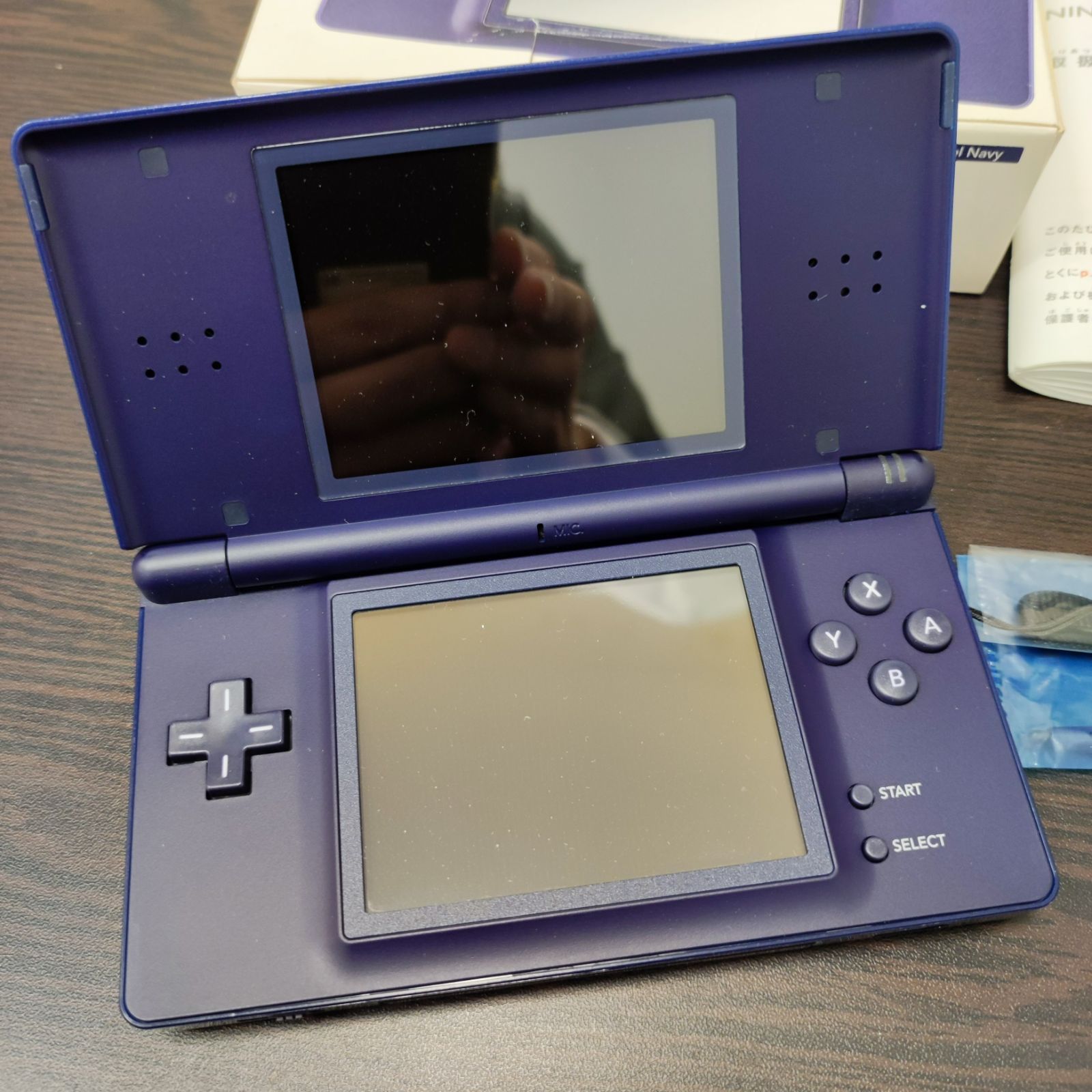 ニンテンドー DS lite エナメルネイビー 本体 通電・基本動作