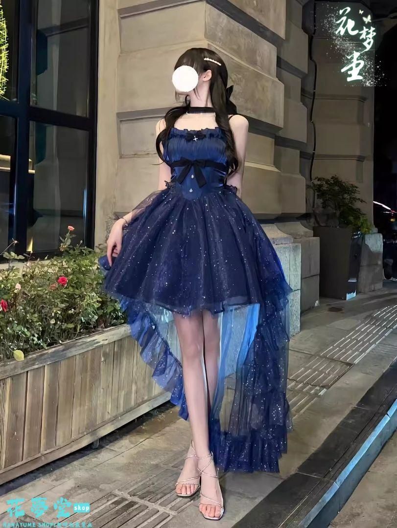 25年 ロリータ ワンピース オリジナル 洋服 かわいい コスプレ ドレス K413 撮影会 舞台 イベント 原野空間-301