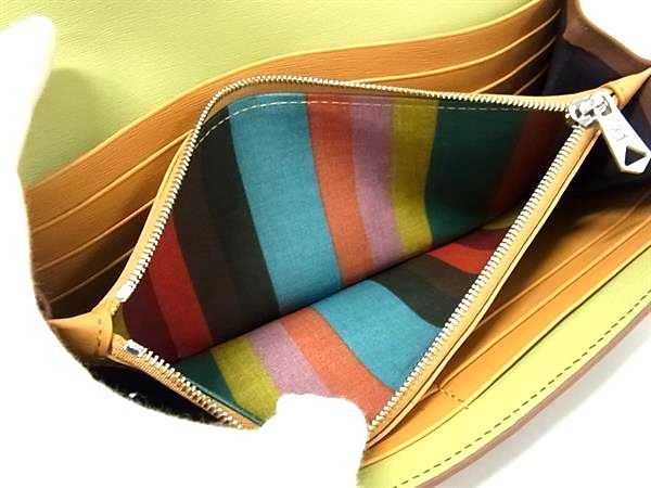 □新品□未使用□ Paul Smith ポールスミス レザー ホック 二つ折り 長  