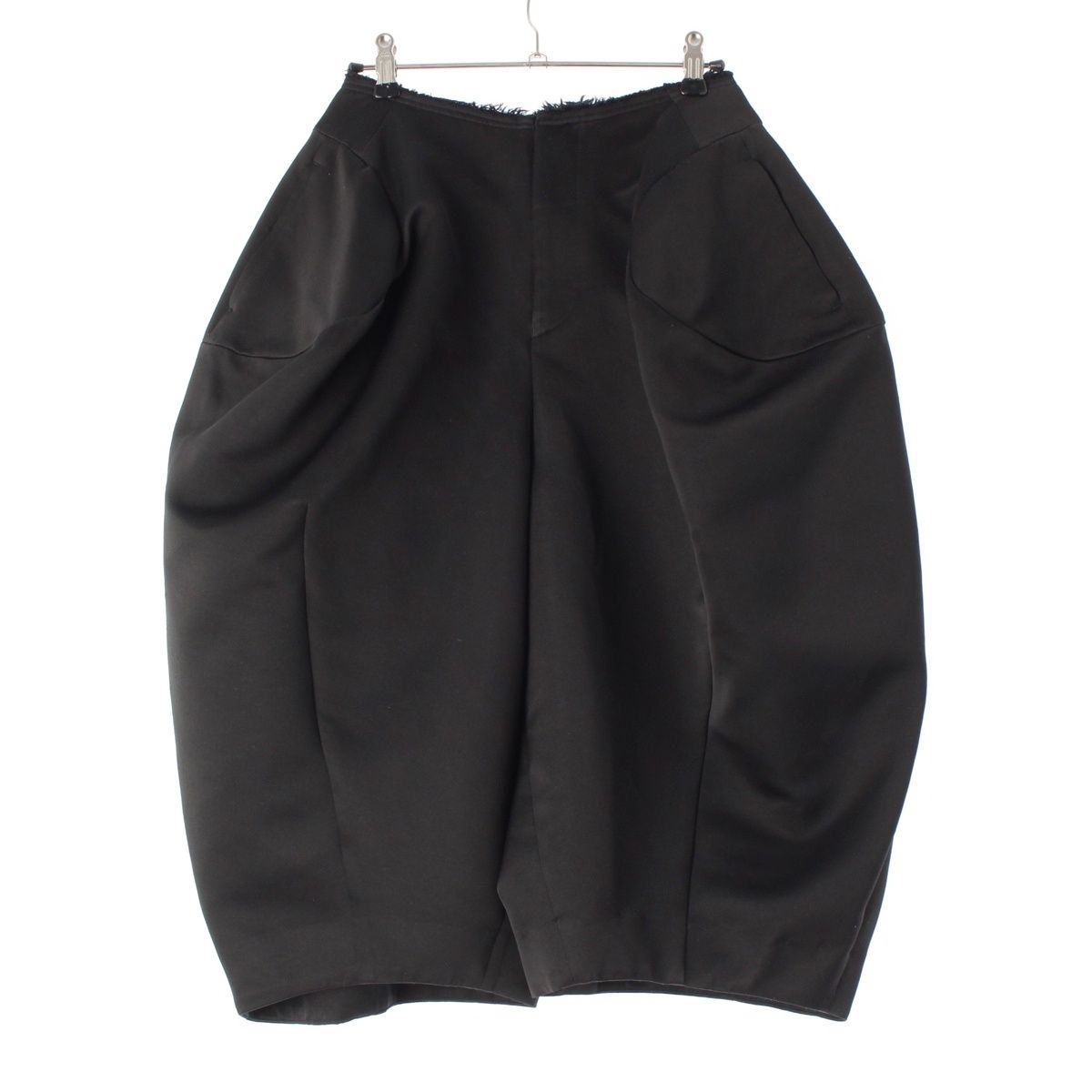 コムデギャルソン AD2025 ウエスト 断ち切り 変形 デザイン バルーン パンツ ボトムス GK-P013 ブラック XS