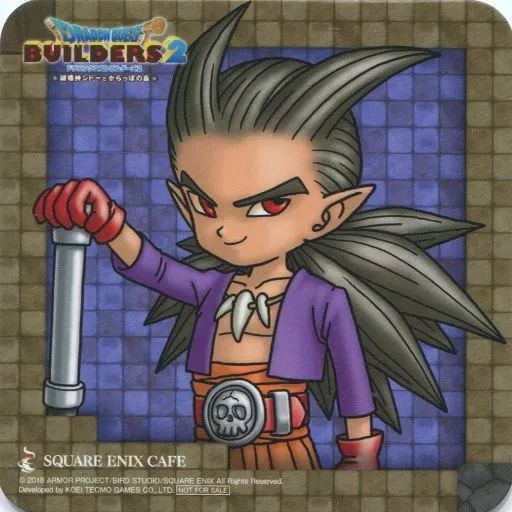 ドラクエビルダーズ2 スクエニカフェ コースター ゲーム『ドラゴンクエストビルダーズ2』×スクウェア・エニックス