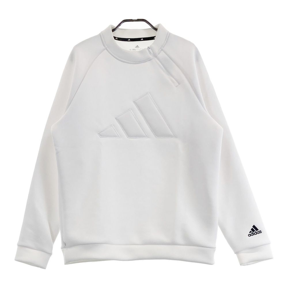 サイズ：XL ADIDAS GOLF アディダスゴルフ HG8296 スウェットトレーナー ビックロゴ  ホワイト系 [240101492239] ゴルフウェア メンズ ストスト サイズ：XL ADIDAS GOLF アディダスゴルフ HG8296 スウェット