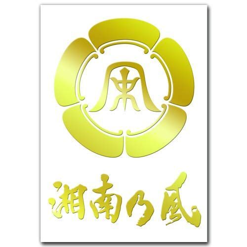 特価商品】金 「湘南乃風」 M 038G ステッカー 絵柄だけ残る : 038G