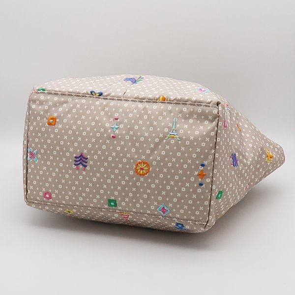 未使用【レスポートサック×ディズニー】イッツアスモールワールド トートバッグ刺繍 新品未使用品レスポートサック イッツアスモールワールド コラボ