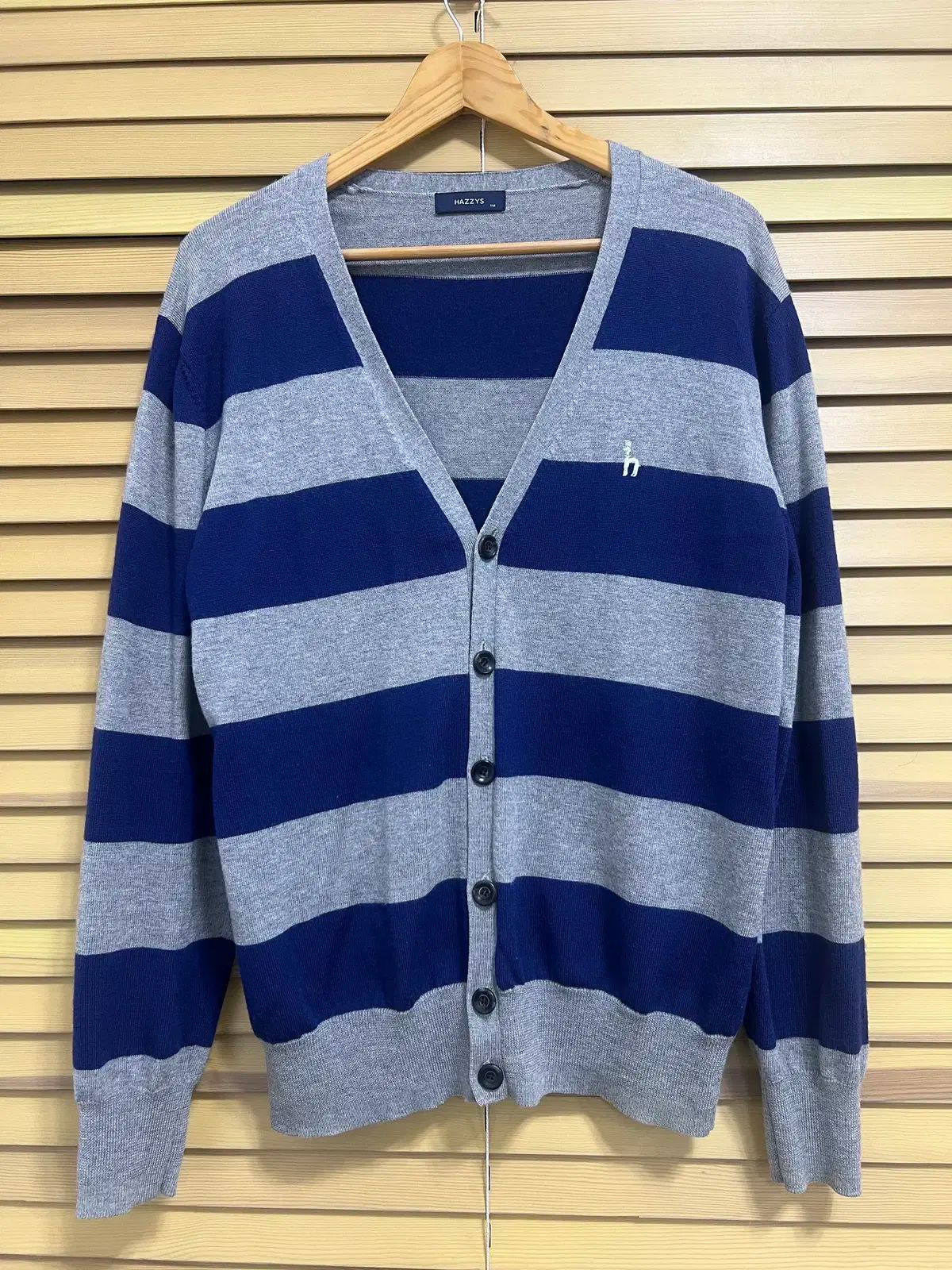 HAZZYS(へジス) ウール ダンガラカーディガン 100 サイズ