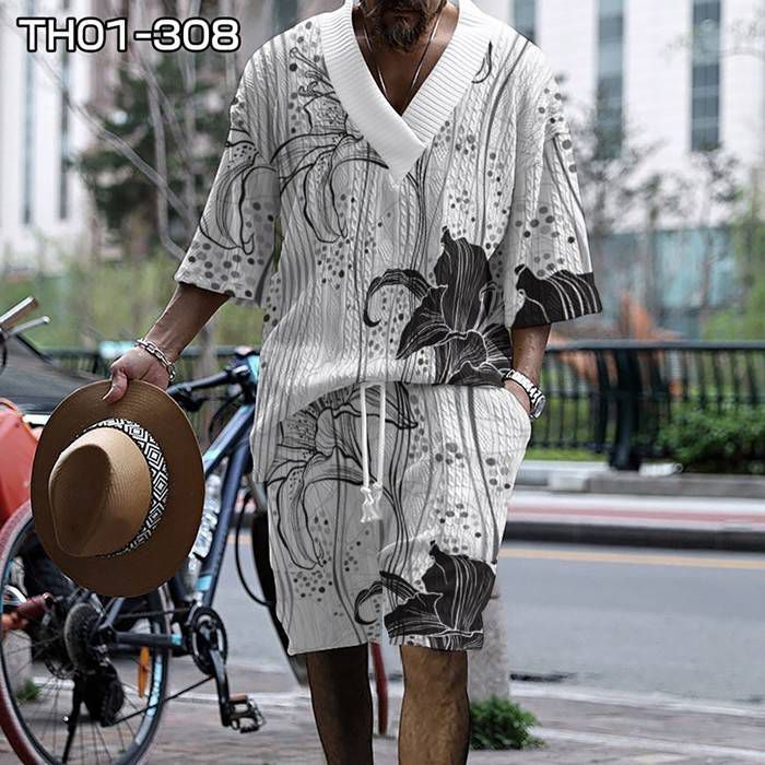 ジャージ メンズ スウェット上下セット サマーTシャツ 無地Tシャツ ジャージ メンズ スウェット上下セット サマーTシャツ 無地Tシャツ