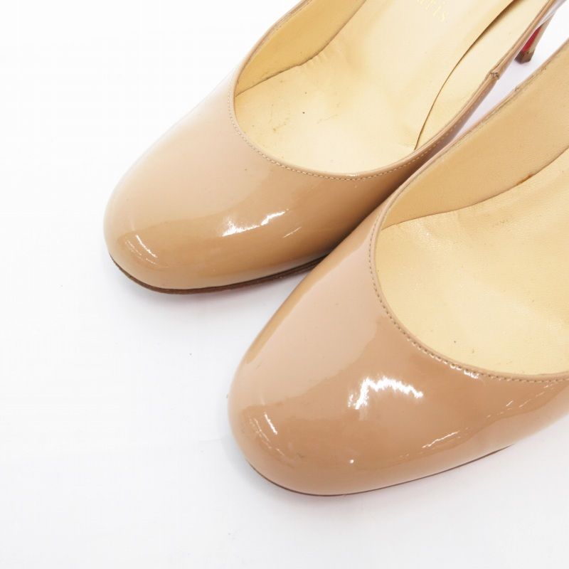 クリスチャンルブタン Christian louboutin パンプス ラウンドトゥ
