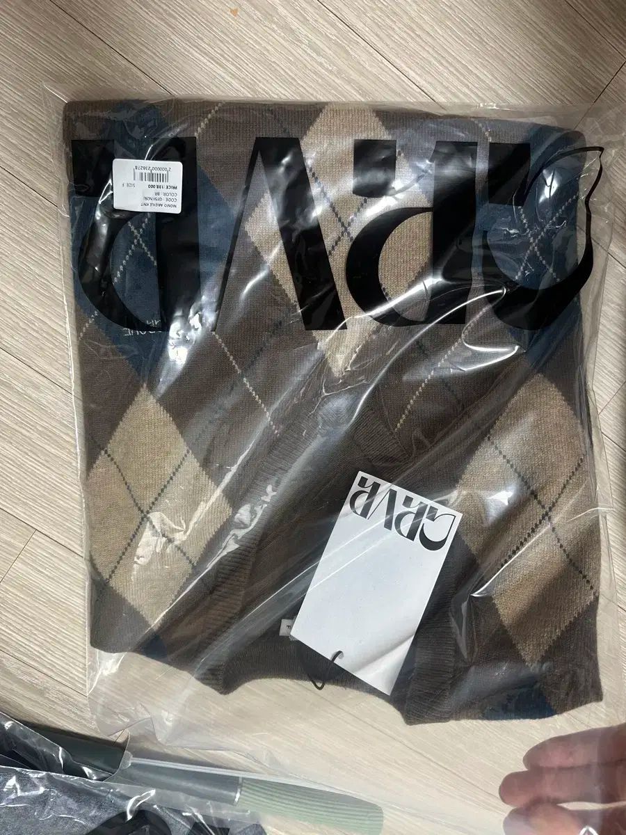 Grove グローブ アーガイルニット MOMO ARGYLE KNIT