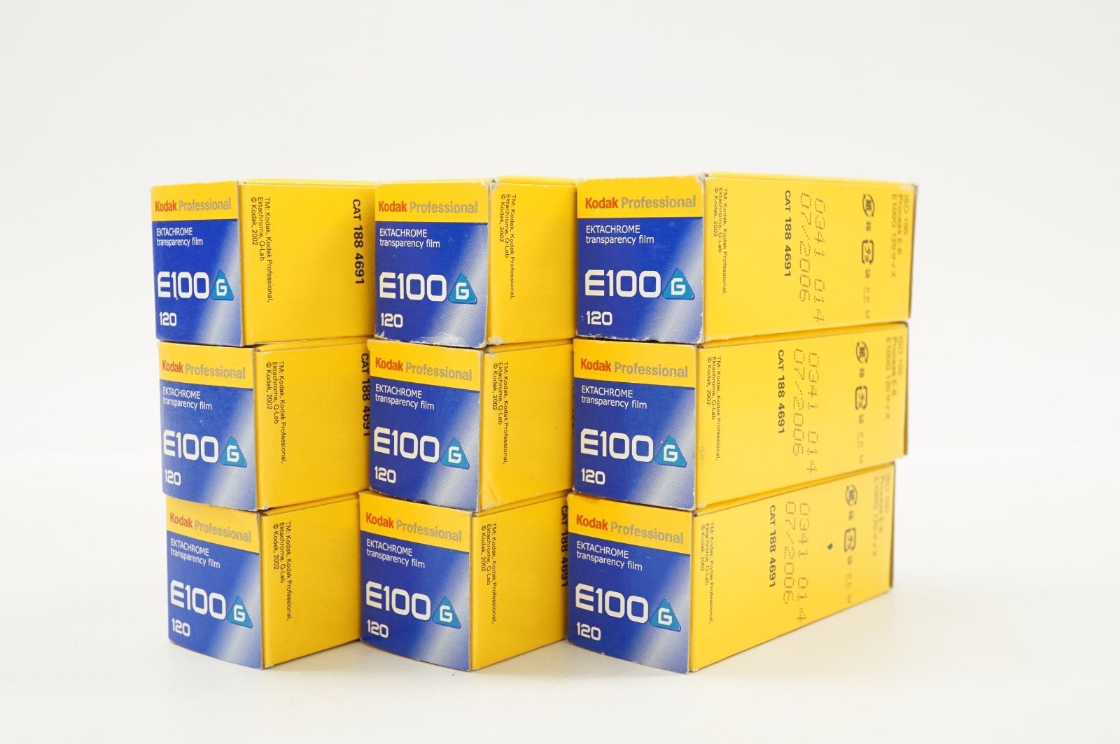 C 291826 期限切れ Kodak EktaChrome E 100 G 120 リバーサルフィルム 9本セット その他 フィルム