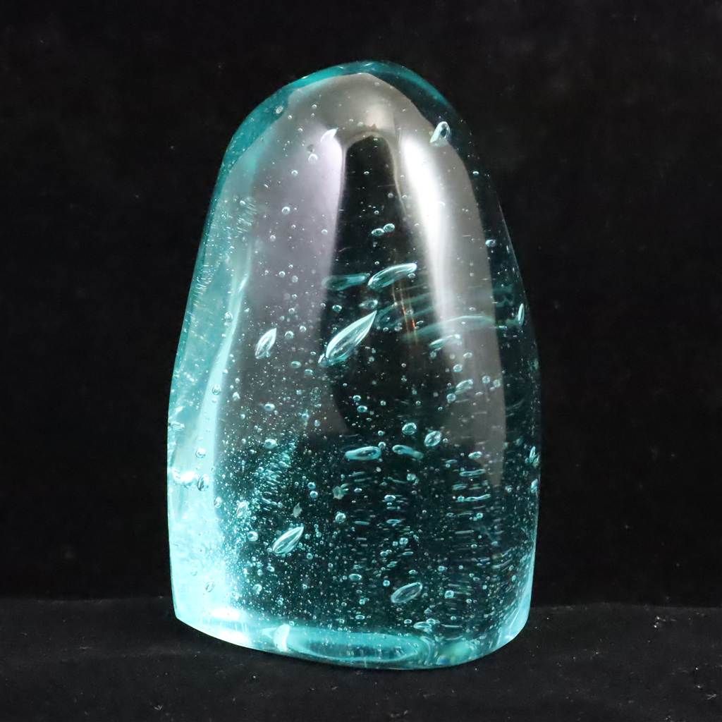 インドネシア産アンダラクリスタル ポリッシュ ライトブルー 601g 榎本通商84748