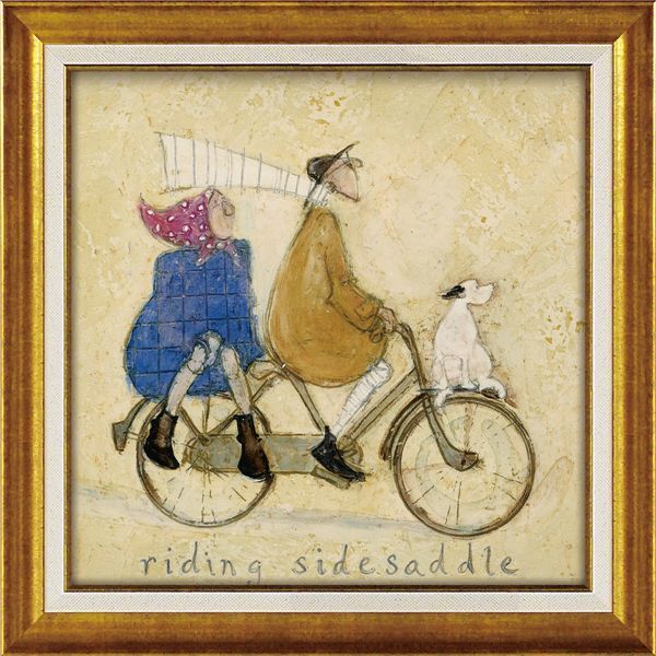 ユーパワー サム トフト Gel加工 アートフレーム Mサイズ サイドサドル