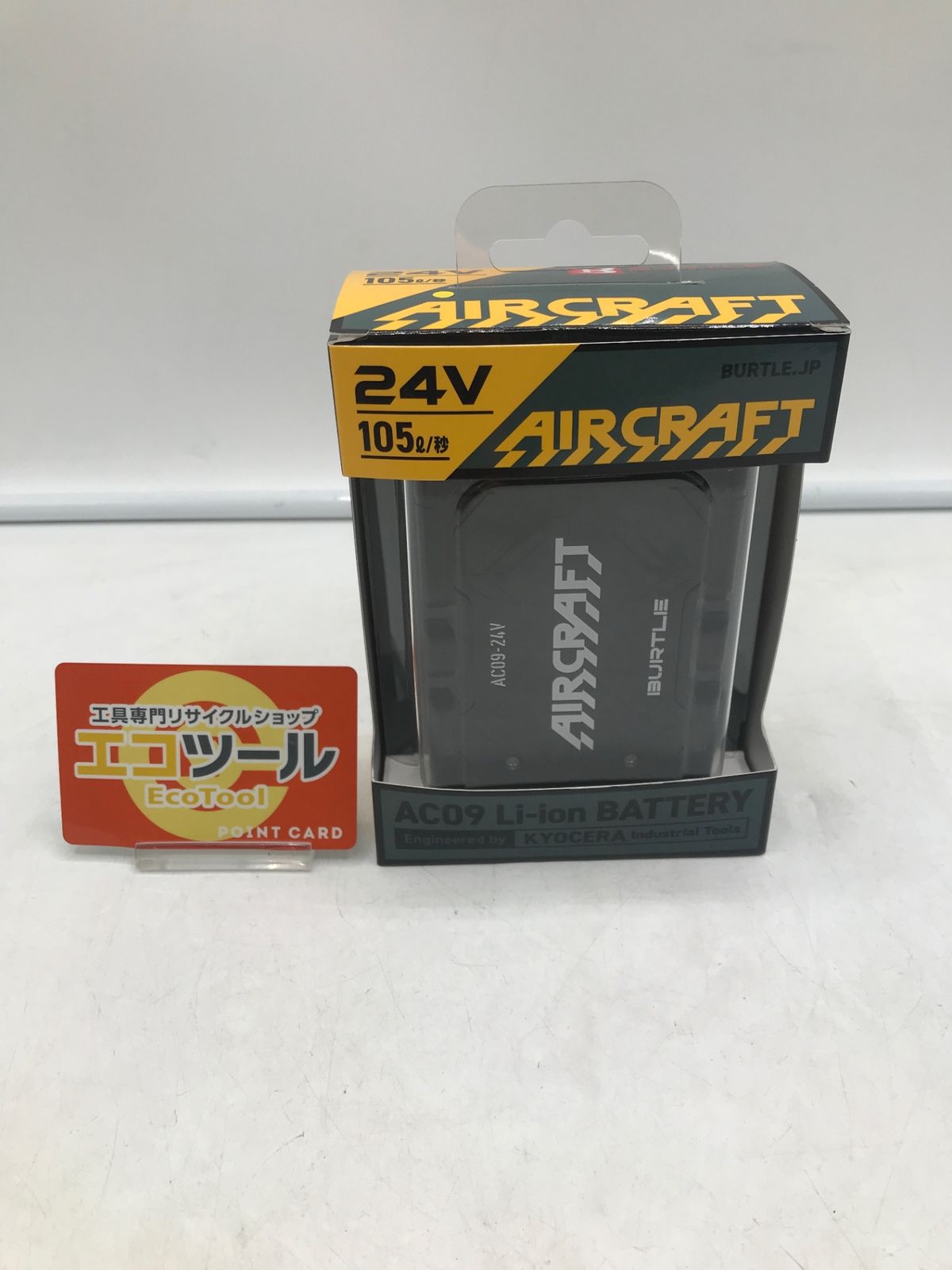 品 BURTLE|バートル 24Vリチウムイオンバッテリー モデル AC09 78 マットブラック ITVGNW27VC0H エコツール岡崎岩津店 M02
