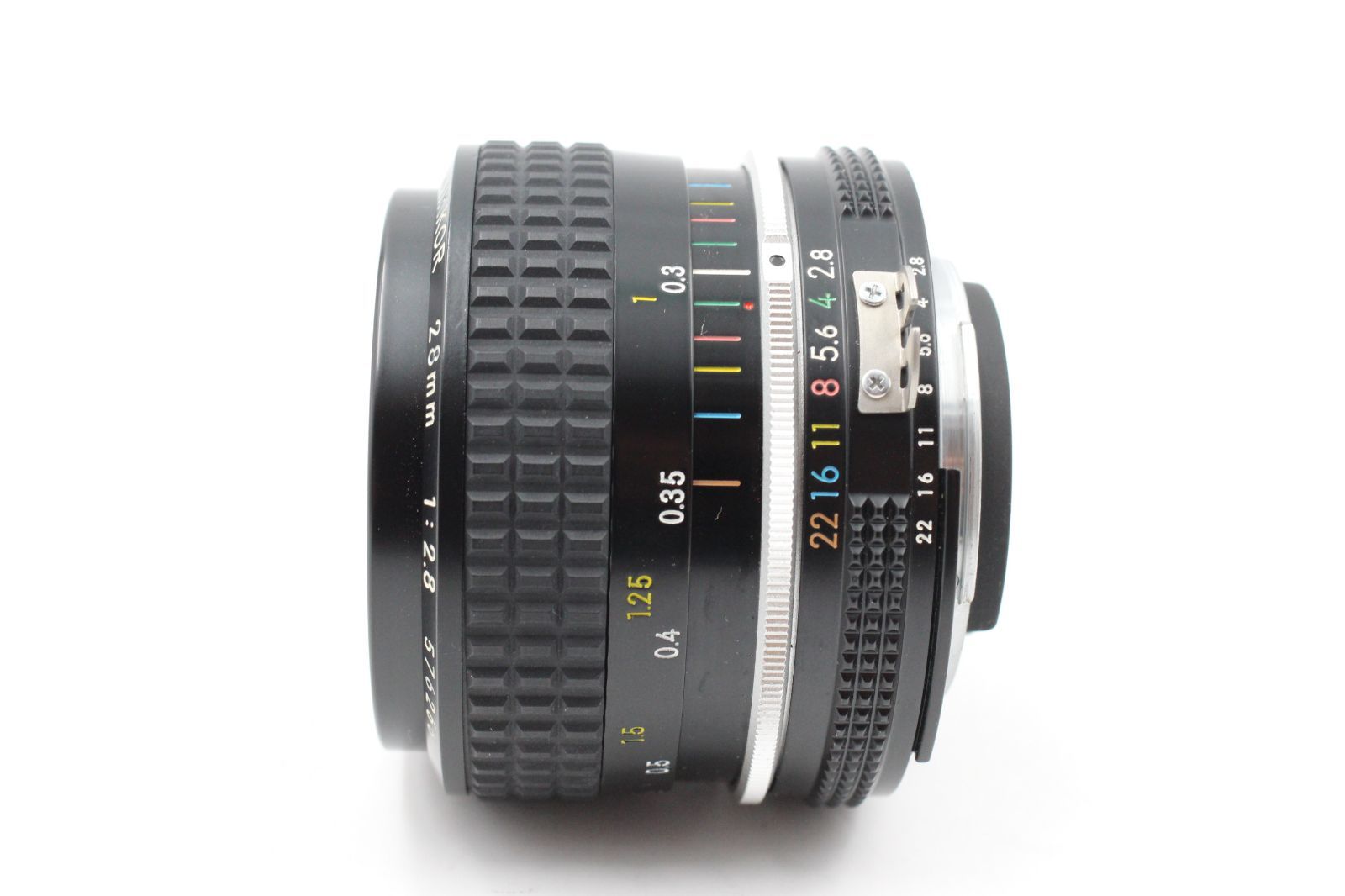 単焦点 レア 広角 Nikon Ai-s NIKKOR 28mm F2 外観とてもきれい☆NIKON Ai NIKKOR 28mm F2.8 ニコン 単焦点レンズ